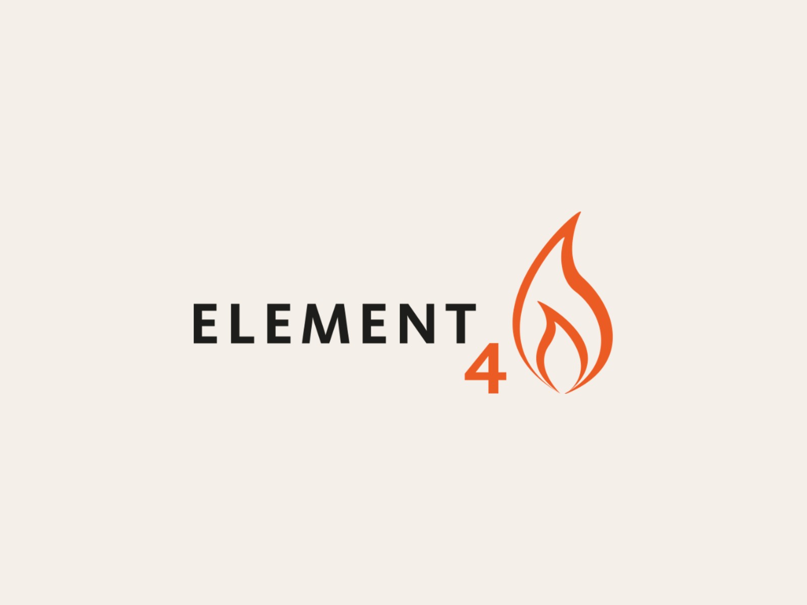 Logo van haardmerk Element4