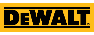DeWalt logo - gereedschap voor het bouwen van een cinewall