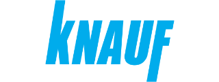 Knauf logo - stucwerk en gipsproducten voor een cinewall